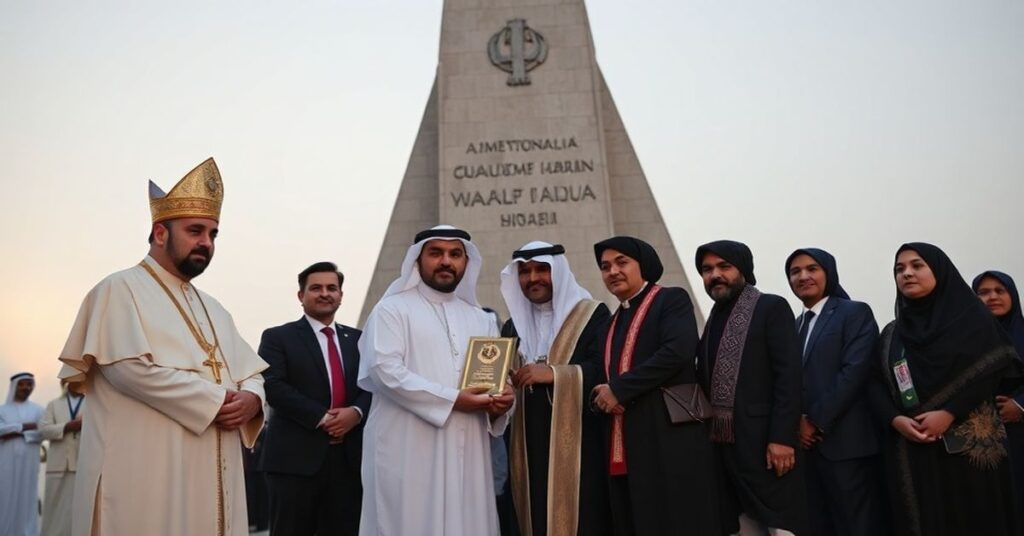 Uroczystość wręczenia fałszywej Nagrody Zayeda za Ludzkie Braterstwo w Abu Zabi z udziałem fałszywego papieża Leona XIV i wielkiego imama Ahmeda Al-Tayeba.