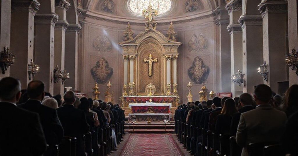 Zdjęcie przedstawiające wręczanie nagród BONUS 2025 w krakowskiej Manggha, symbolizujące apostazję i relatywizm w Kościele