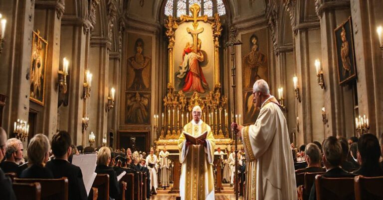 Uroczystość wręczenia nagrody Lux ex Silesia kompozytorowi wspierającemu apostazję w posoborowej neo-kościół.