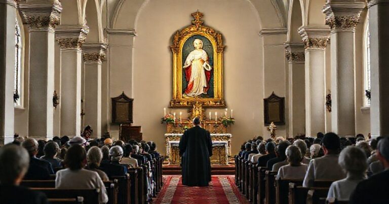 Uroczystość w Domus Australia z fałszywą pobożnością do Matki Bożej z Pompejów