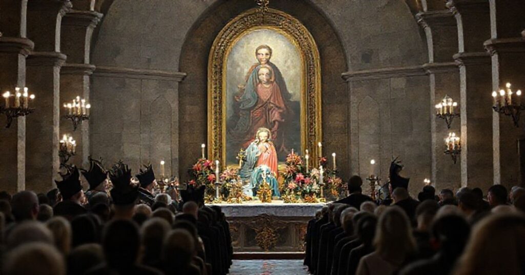 Zebranie hierarchów neoepiskopatu na Jasnej Górze podczas synkretycznego spotkania rekolekcyjnego