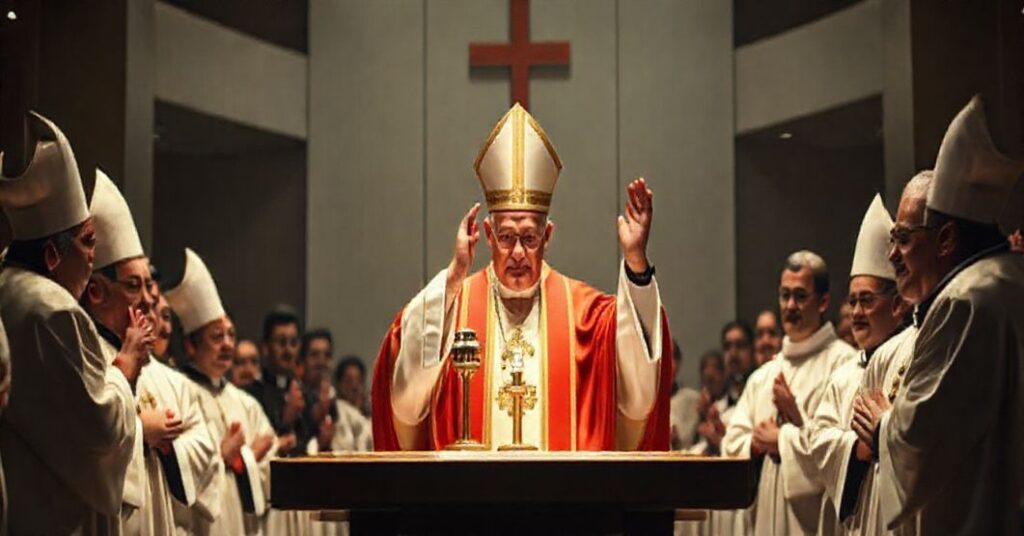 Obrzęd neokatechumenalny z fałszywym kardynałem Ryś i nieważnym święceniem diakonatu.