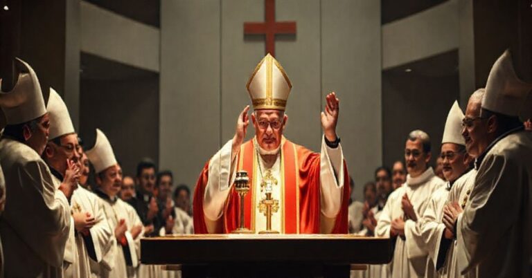 Obrzęd neokatechumenalny z fałszywym kardynałem Ryś i nieważnym święceniem diakonatu.