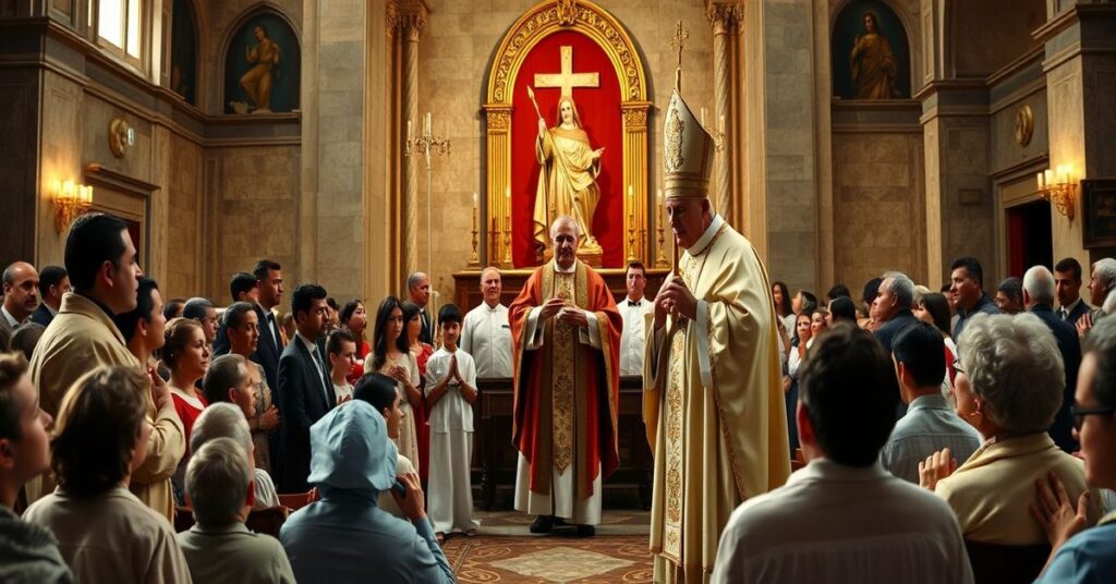 Oscenizacja uzurpatora Roberta Prevosta w parafii MB Królowej Pokoju w Ostii - sedewakantistyczna interpretacja