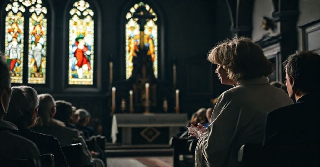 Wizualizacja artykułu o neomodernistycznej apologetyce Soboru Watykańskiego II z udziałem Agaty Kulczyckiej.