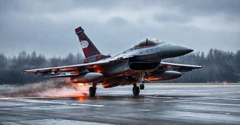 Niemieckie myśliwce Eurofighter patrolujące polskie niebo nad Malborkiem w tle kościoła katolickiego i symboliki Niepokalanego Serca Maryi.