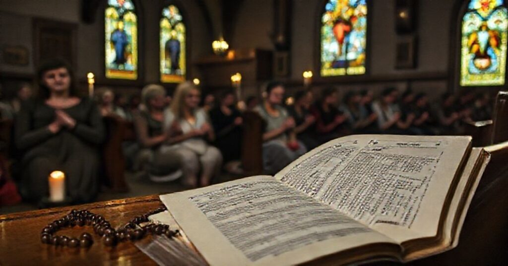 Grupa niepełnosprawnych Kanadyjczyków modli się w tradycyjnym kościele katolickim przeciwko rozszerzeniu eutanazji