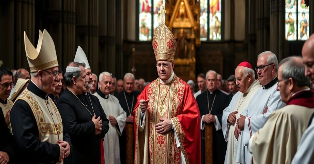 Ceremonia nominacji kardynała Konrad Krajewskiego w Łodzi bez obecności Chrystusa Króla