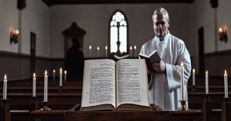 Sobór Watykański, dokument Nostra aetate, ksiądz w sutannie, rabin Abraham Skórka, tradycyjne kościół, świece, konflikt teologiczny