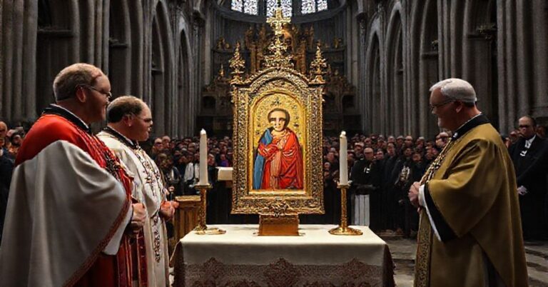 Uroczystość w Notre-Dame: kontrowersyjne wprowadzenie kopii Ikony z Jasnej Góry