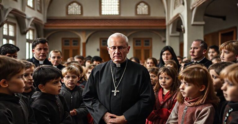 Nowy metropolita krakowski Grzegorz Ryś podczas wizyty w Stowarzyszeniu "Siemacha", symbolizującej apostazję posoborowego Kościoła.