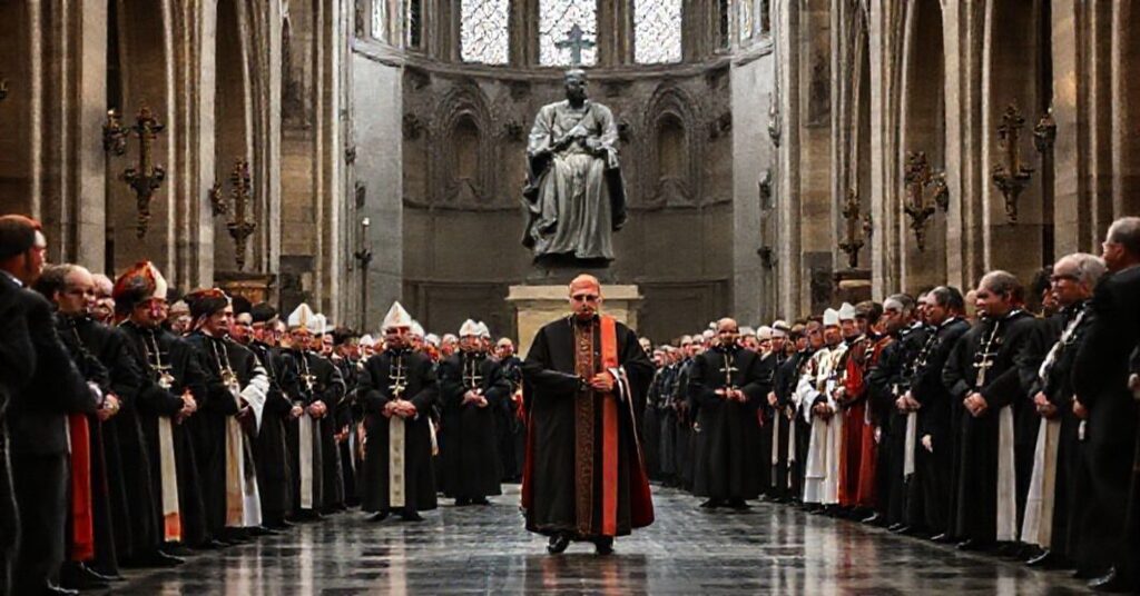 Uroczystość upamiętniająca 60. rocznicę kontrowersyjnego orędzia biskupów polskich do biskupów niemieckich w archikatedrze we Wrocławiu.