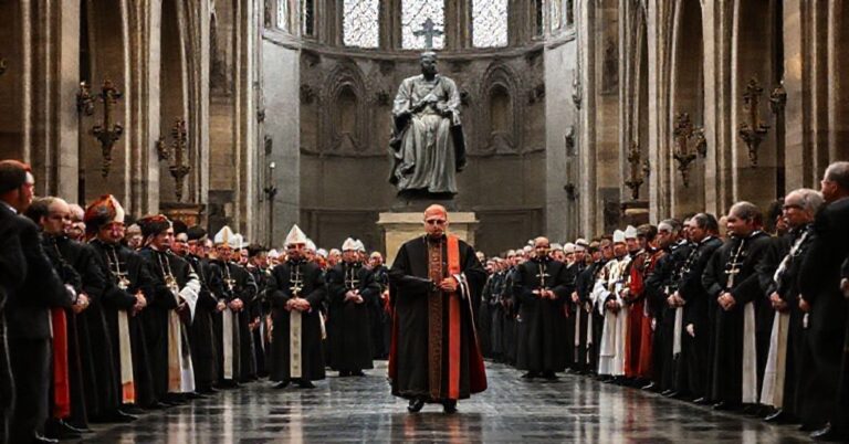Uroczystość upamiętniająca 60. rocznicę kontrowersyjnego orędzia biskupów polskich do biskupów niemieckich w archikatedrze we Wrocławiu.
