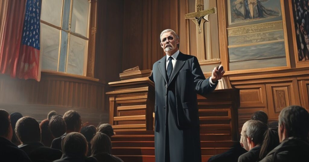 Kanadyjski parlamentarzysta Andrew Lawton broni nauki katolickiej przed atakami liberalnego posła J.P. Danko.