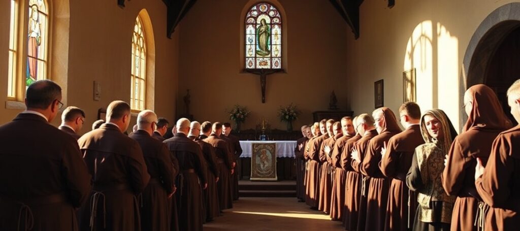Ostatnia Msza Święta Tradycyjnej Formy w kaplicy w Dunkeld przez mariańskich franciszkanów przed rozwiązaniem wspólnoty.
