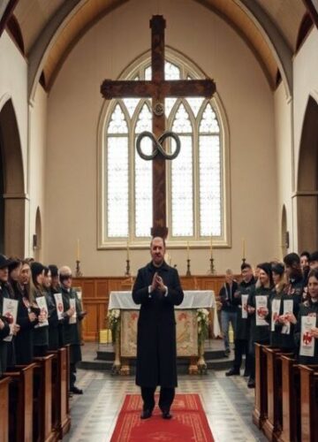 Pallotyńscy wolontariuszy misyjni - misje bez Chrystusa Króla Uroczystość rozesłania wolontariuszy pallotyńskich w Sanktuarium Miłosierdzia Bożego w Ożarowie Mazowieckim