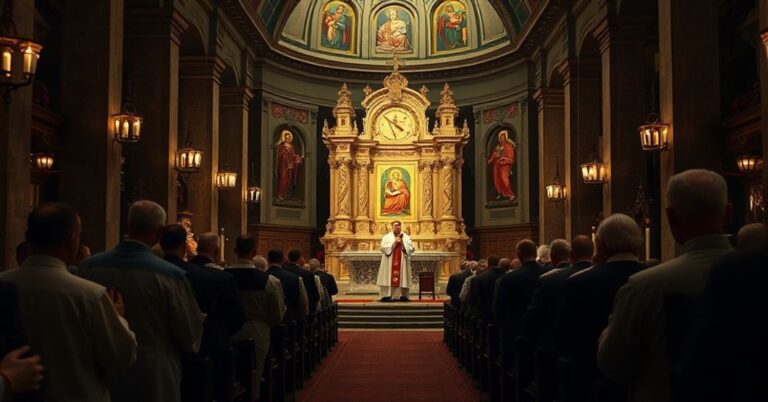 Pasterka w Panewnikach z „arcybiskupem” Andrzejem Przybylskim na kazalnicy