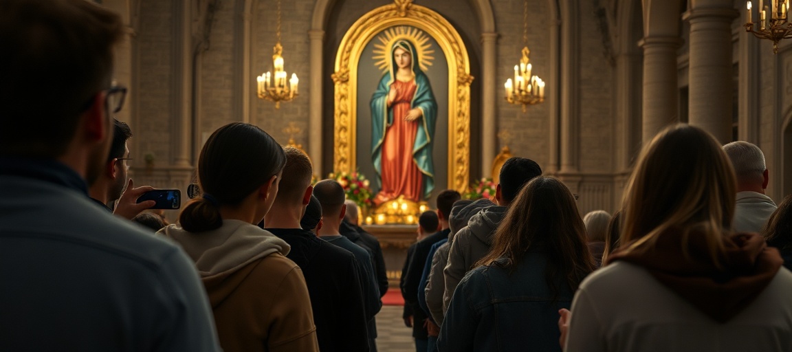 Pielgrzymka młodych na Jasnej Górze z Radiem Maryja - brak Chrystusa w centrum pobożności
