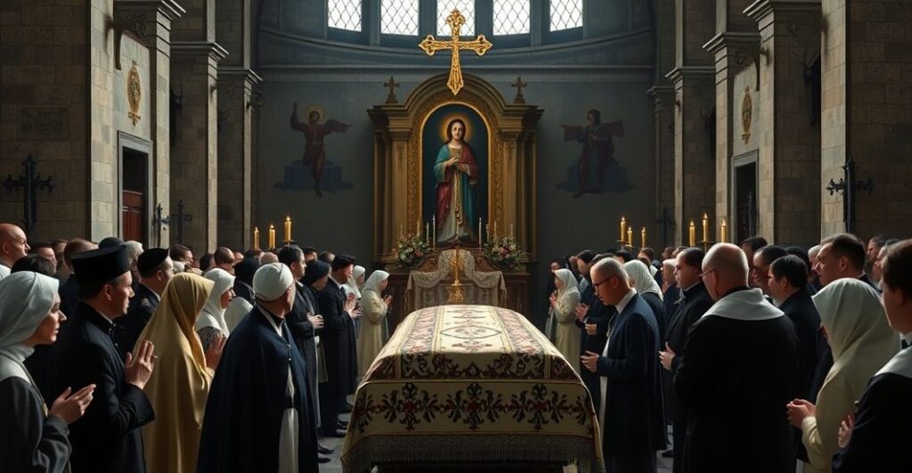 Pielgrzymka relikwii rodziny Ulmów w sanktuarium Trójcy Przenajświętszej w Prostyni, z kontekstem obozu zagłady w Treblince