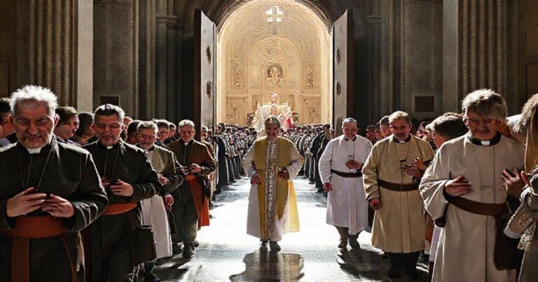 Rolnicy z diecezji kieleckiej podczas pielgrzymki do Rzymu z fałszywym 'Biskupem' Janem Piotrowskim