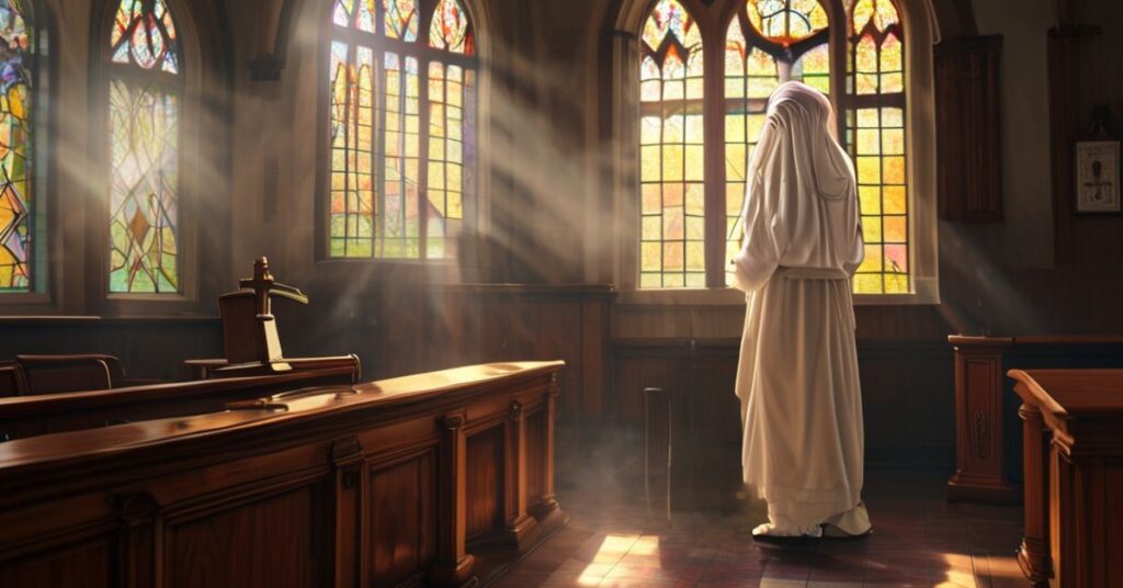 Sąd zakazuje męskim osobom w przebieralniach pielęgniarek: sceny sądu z pielęgniareką Bethany Hutchison w modlitwie