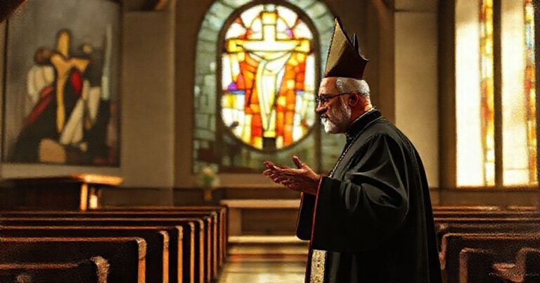 Pseudokardynał Pizzaballa wypowiada się o fałszywej nauce na temat nawrócenia w modernistycznej kaplicy