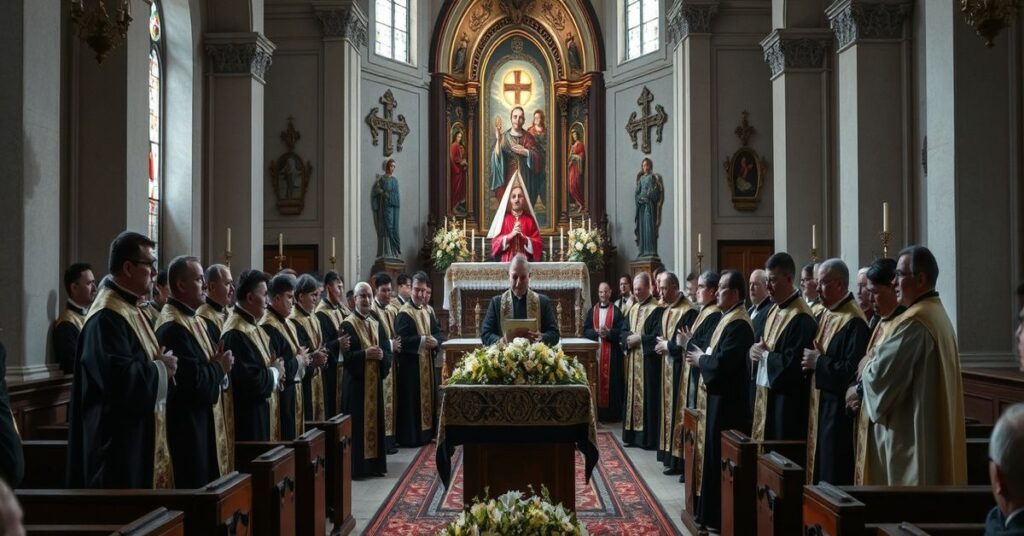 Pogrzeb apostaty w nowoczesnej anty-katedrze w Olsztynie