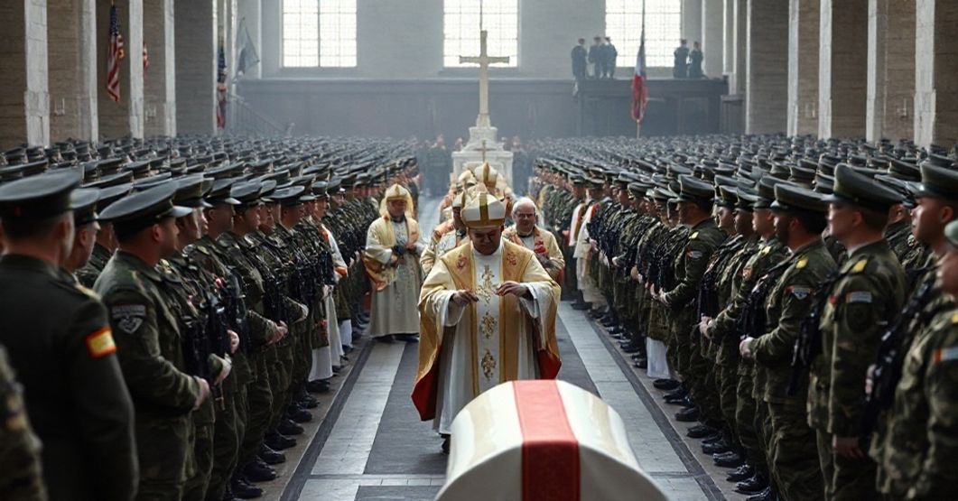 Pogrzeb wojskowy we Włoszech - modernistyczny spektakl zamiast modlitwy za dusze