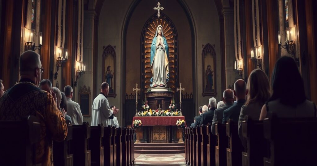 Pomnikowa usława prof. Włodzimierza Fijałkowskiego w tradycyjnym kościele katolickim