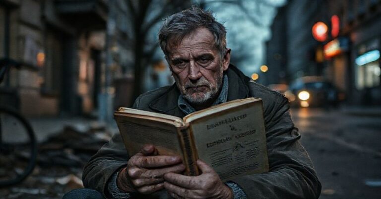 Portret Damiana Jankowskiego w smutnej Warszawie wieczorem