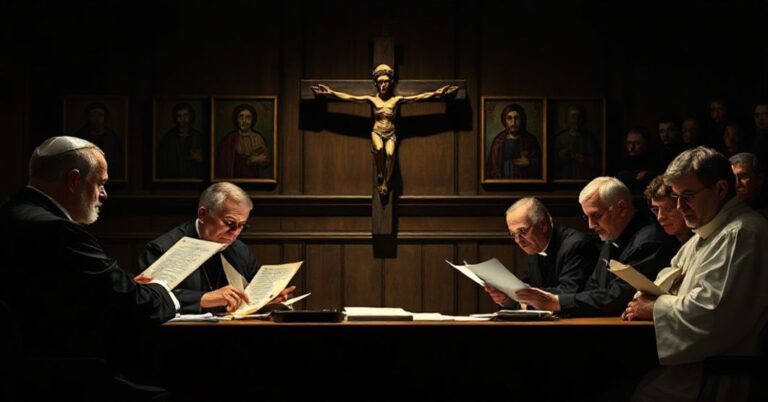 Rekonstrukcja niekanonicznego procesu Marka Rupnika przez mieszany trybunał w tradycyjnym kościelnym sądzie.