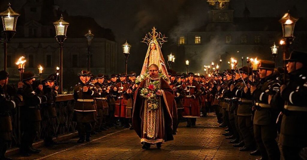 Poznańska procesja świąt z udziałem "abp" Zielińskiego i strażaków - krytyka modernistycznej redukcji kultu Maryi