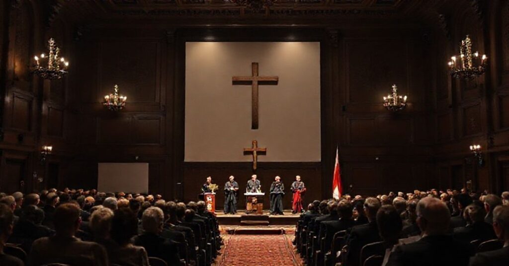 Uroczysta premiera VII tomu "Dziejów Polski" prof. Andrzeja Nowaka w Krakowie bez obecności religijnej