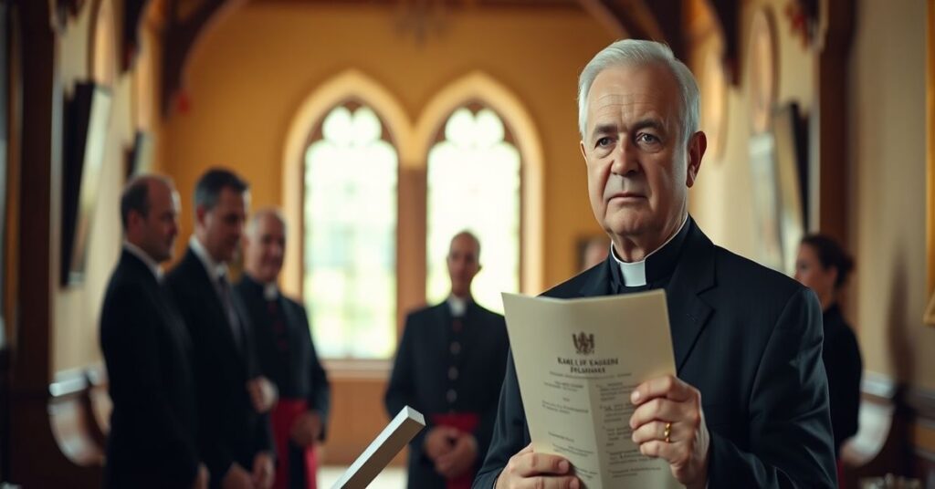 Prezydent Karol Nawrocki w kaplicy z encykliką Piusa XI na tle dyskusji politycznej o bezpieczeństwie narodowym.