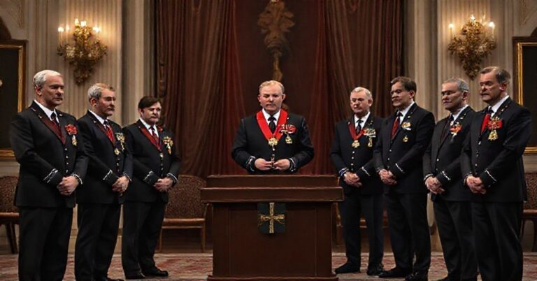 Uroczystość wręczenia orderów przez prezydenta Karola Nawrockiego w Pałacu Prezydenckim z okazji Narodowego Święta Niepodległości w 2025 roku.