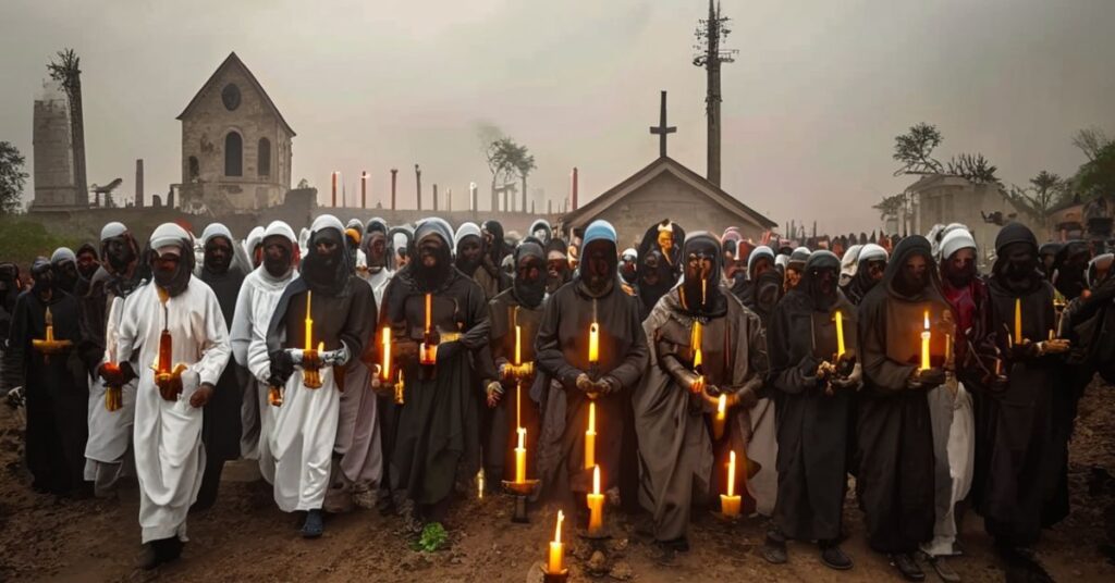 Procesja katolicka w Nigerii w 2026 roku ku czci porwanych wiernych z Kaduny
