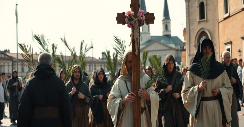 Procesja katolicka w Niedzielę Palmową w 2026 roku z perspektywy sedevacantyzmu