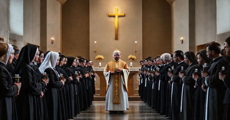 Obrzęd ustanowienia nadzwyczajnych szafarzy Komunii Świętej w Diecezjalnym Sanktuarium Bożego Ciała w Nowych Skalmierzycach