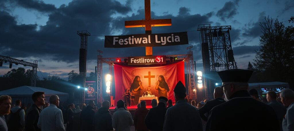 Profanacja liturgii podczas Festiwalu Życia w Kokotku - obrzydliwe mieszanie modlitwy z rozrywką masową w kontekście herezji pelagiańskiej i modernizmu kościelnego