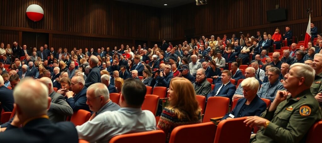 Zdjęcie przedstawia rzekomego prymasa Polski Wojciecha Polaka podczas audiencji u uzurpatora Leona XIV, z relikwiami bł. kard. Stefana Wyszyńskiego.