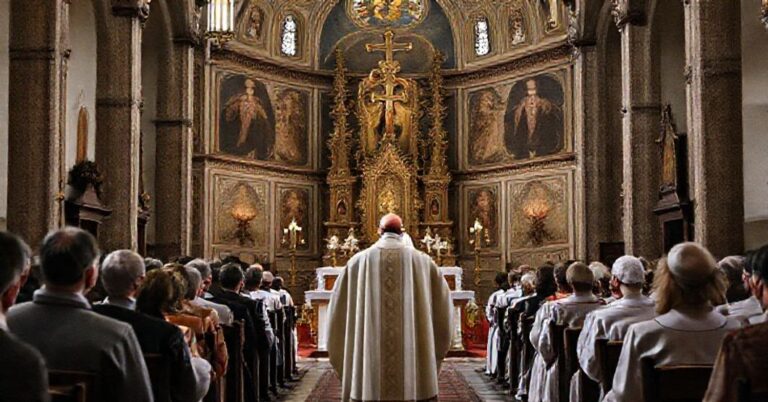 Przemysłowa świątynia św. Marii Magdaleny po renowacji - bezprawna nowomodernistyczna msza