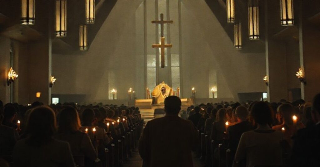 Ciemny spektakl pseudo-liturgiczny w Narodowym Sanktuarium w Champion z Tony'ego Stephensa