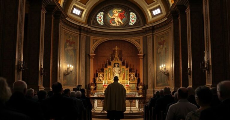 Pseudoliturgia w rzymskim kościele św. Stanisława B.M. pod kierownictwem kardynała Dżwisza