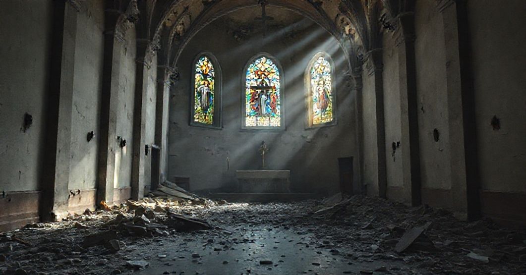 Pustość duchowa w wystawie Mirosława Bałki - Kaplica z gruzem jako symbol nihilizmu Pustość duchowa w współczesnej sztuce - pusta kaplica z gruzem symbolizującym nihilizm materialny