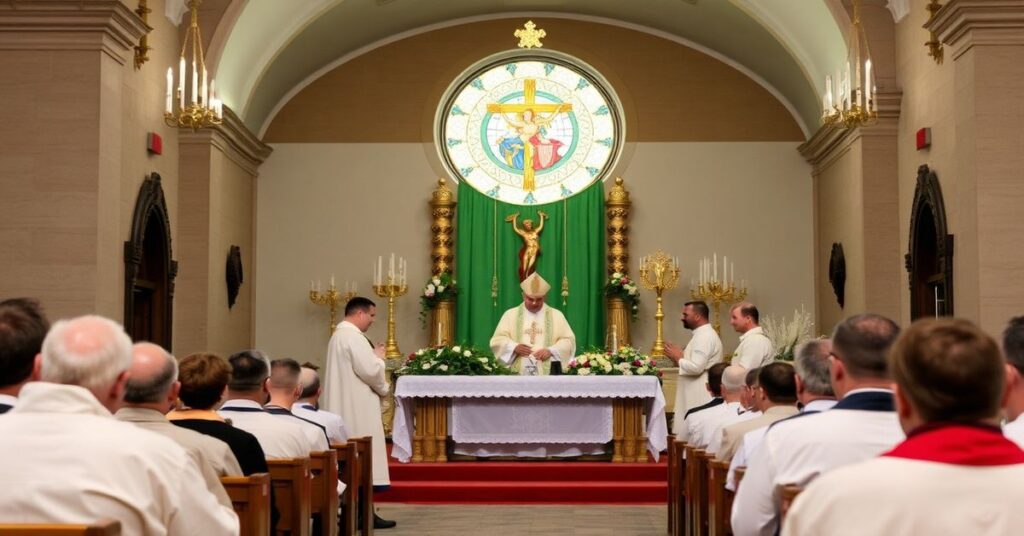 Kościół św. Wojciecha w Radzionkowie podczas fałszywego ustanowienia sanktuarium przez "abp." Andrzeja Przybylskiego