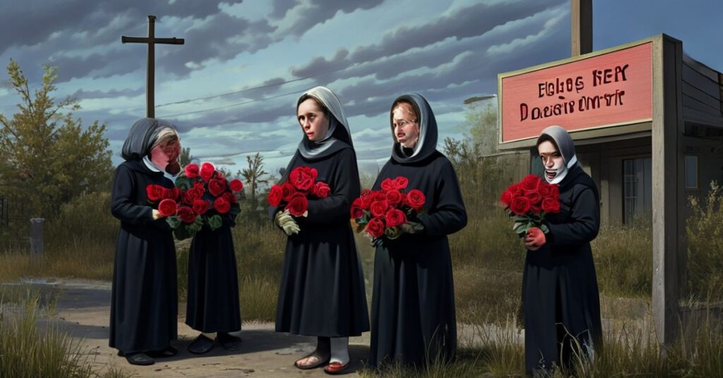 Katoliccy aktywiści pro-life modulują modlitwę przed zamkniętym ośrodkiem aborcyjnym