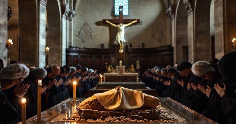 Relikwie św. Franciszka z Asyżu w tradycyjnej bazylice katolickiej