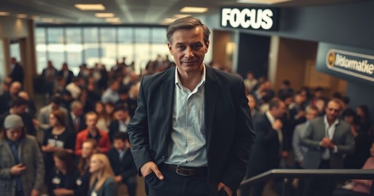 Stary Curtis Martin opuszcza stanowisko w nowoczesnej siedzibie organizacji FOCUS