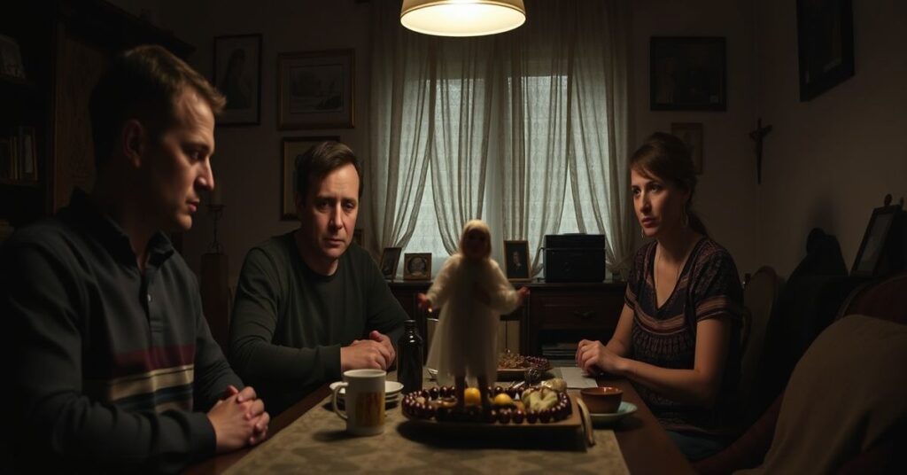 Warszawski salon na Dobrej ulicy - rodzina w ciszy