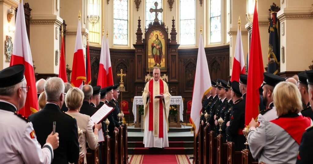 Msza święta w Rzeszowie na cześć Leona Lis-Kuli z udziałem biskupa Jana Wątroby i ks. Dominika Kiełby